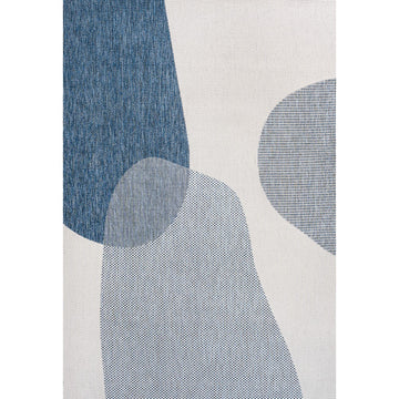 Zia Modern Geometric Organic Shapes Indoor/Outdoor Area Rug